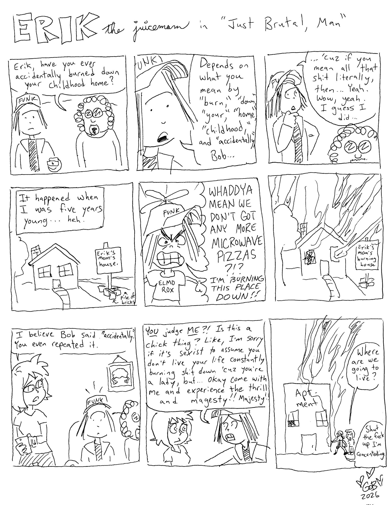 Quickie 3-27-2026 “Just Brutal, Man”