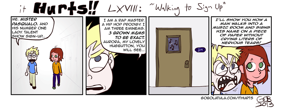 068: Walking to Sign Up